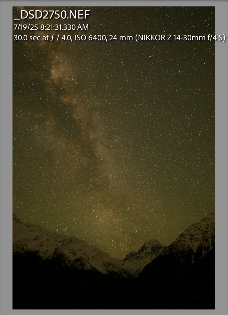 Before: Raw file with built-in lens profile applied